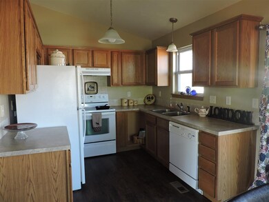 All appliances stay.  New disposal