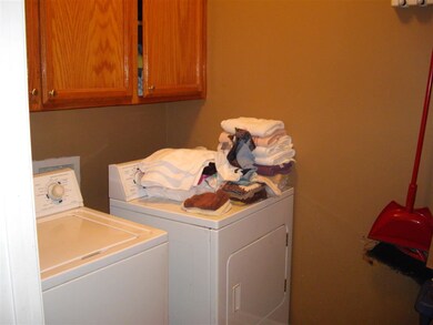 Washer and dryer do not remain.  Note the built in