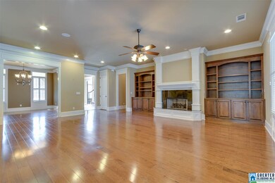 Beautiful wood floors throughout the main living a
