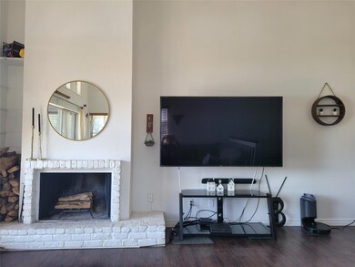 Open floor plan upstairs. Two large TVs and mounts