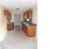 Newly remodeled kitchen with tile floors