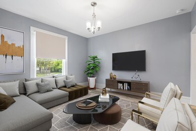 8378-4 Front living corner facing porch