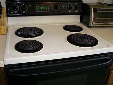 Kitchen. This Electric stove will be staying along