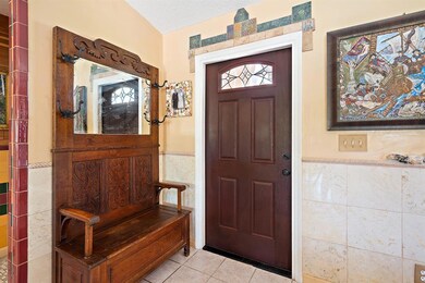 Custom wood door throughout