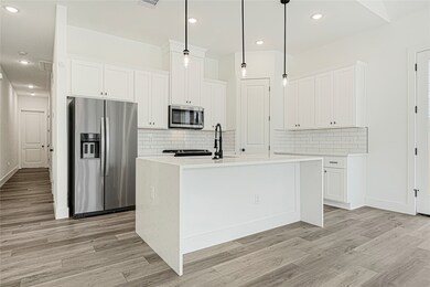 Open concept and vaulted celling.