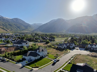 Mountain view featuring nearby suburban area