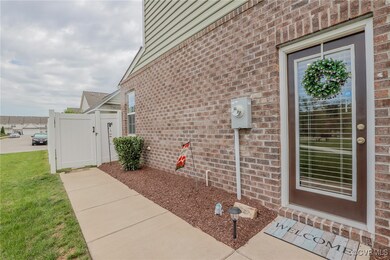 Side door going directly into the kitchen from the