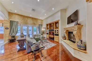 Family Room with Built In