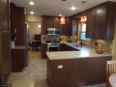 Totally New Kitchen Cabinets, Crushed Granite Coun