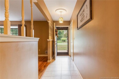 Inviting foyer.