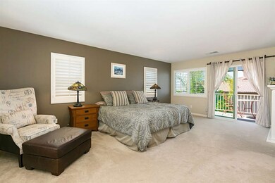Master Bedroom Retreat with Balcony & Fireplace