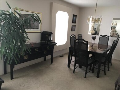 Very spacious formal dining room.