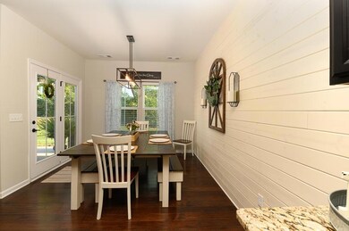 Morning room bump out upgrade adds tons of extra space and light to the already huge kitchen area