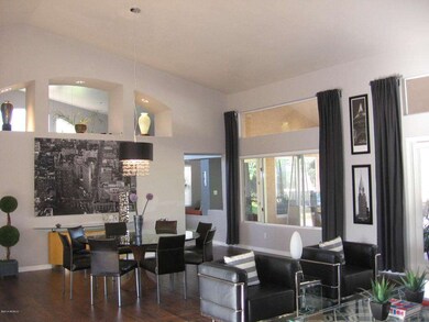 Large living dining area