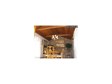 Addition with vaulted beamed ceilings!