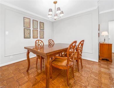The dining area.