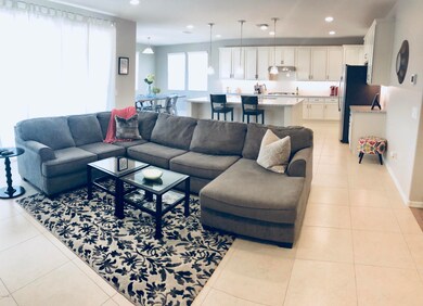 Family Room and Kitchen