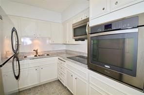 Modern kitchen with sleek stainless steel applianc