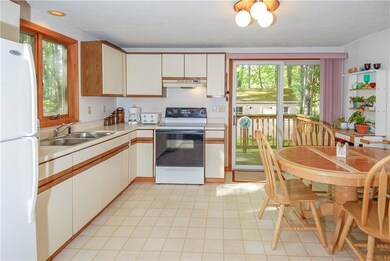 Kitchen Opens onto the Rear Deck