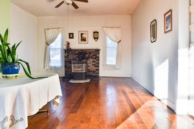 Dining room facing stove