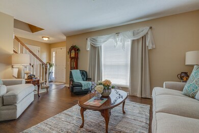 This room is spacious and perfect for enjoying conversations with guests and entertaining.