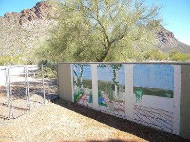 Back Yard Wall with view