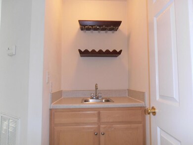 Wet bar on entry level