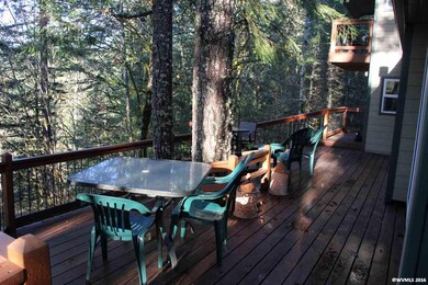 Deck on West side of house to enjoy the beautiful 