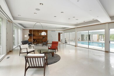 Sitting and living areas in great room.