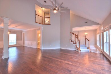 Living Room, Dining Room, and Breakfast Nook with