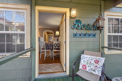 Screend in porch view