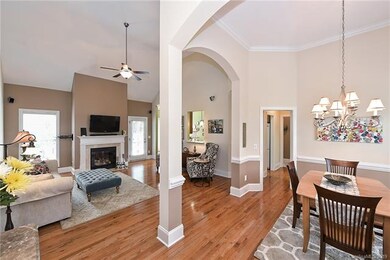 Open Floor Plan provided a view of Dining area and