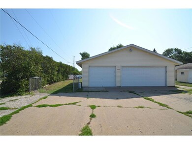This hard to find 3 car garage is insulated and he
