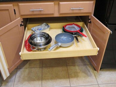 Pull out shelves