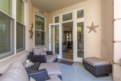 Balcony access from the living area and master.