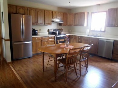 Eat-in kitchen with stainless steel...