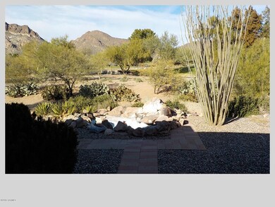Mountain views from front