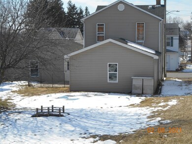 Rear of home and garage