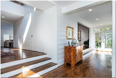 Enter the impressive foyer where every window fram