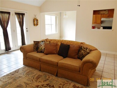 Open and spacious Great Room with beautiful tile f