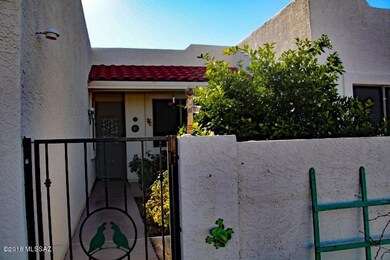 gated front yard