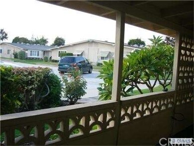 Large front Patio that runs the length of the Unit