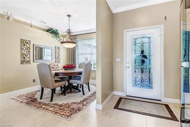 Front entryway with glass entry door