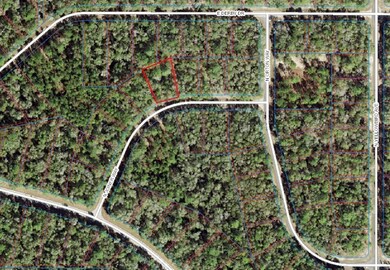 Aerial view of lot.