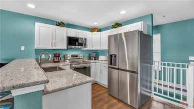 Kitchen is all new appliances, cabinets, granite c