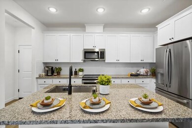 Kitchen with island