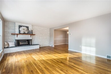 Living room infused with warmth from the beautiful