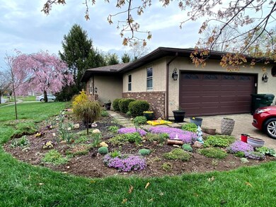 Landscaping when in bloom