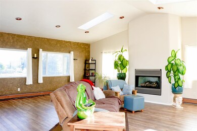 Spacious and newly remodeled upstairs family room.