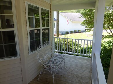 Front porch for a relaxing time